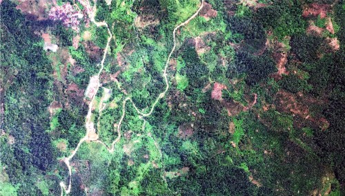 Pengolahan citra satelit MAXAR 50cm Resolution